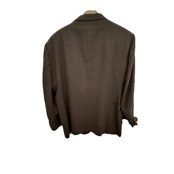 Christian Dior Monsieur Mens Blazer 48R Black Wool Sports Coat 2 Button Notched - Picture 8 of 13